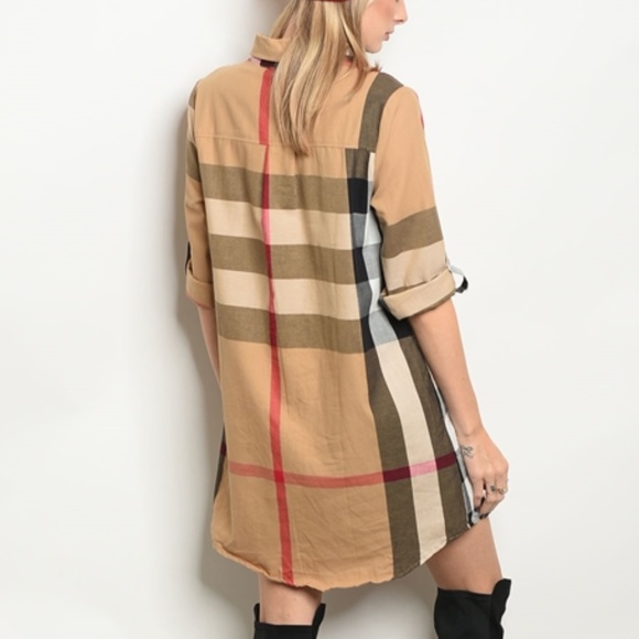 FUN PLAID DRESS - Picture 3 of 3